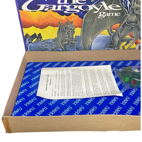 Vintage Guess the Gargoyle board game Fundex 1994 Open Box Spooky 100% COMPLETE! - Picture 9 of 16